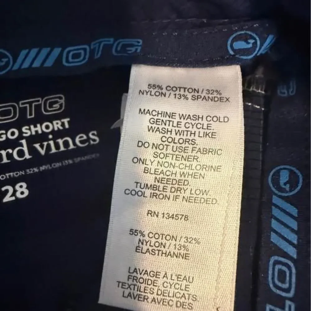 Vineyard Vines size 28 OTG On-The-Go Shorts - Set of 2 (Tan and Grey)